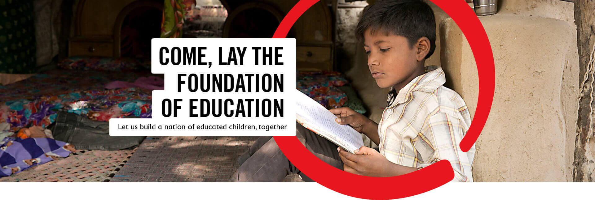 how to educate poor child in India